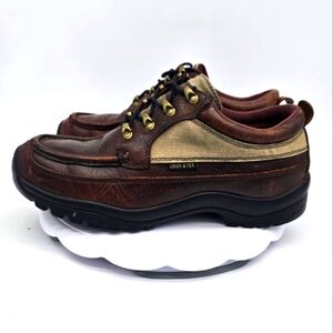 Chippewa Shoe Men's 10.5 M Vintage Moc Toe Hiking Boots Brown